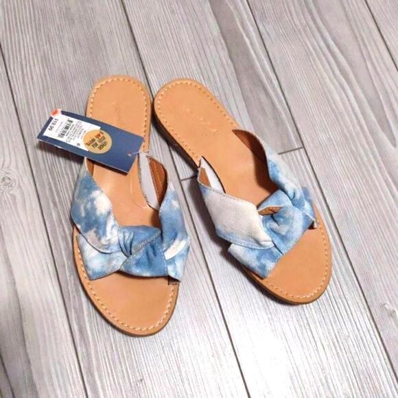 (69-1920)  🔥3/$20🔥  Universal Thread Blue Melody Sandals Size 6 - Picture 5 of 9